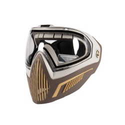 FMA F5 Storm I5 Speedsoft Full Face Mask - Tan White, Clear Lens
