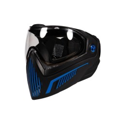 FMA F5 Storm I5 Speedsoft Full Face Mask - Black Blue, Clear Lens