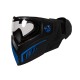 FMA F5 Storm I5 Speedsoft Full Face Mask - Black Blue, Clear Lens