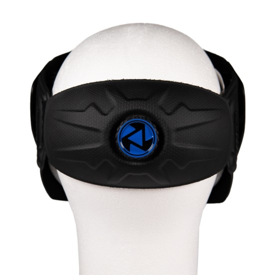 FMA F5 Storm I5 Speedsoft Full Face Mask - Black Blue, Dark Lens