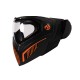 FMA F5 Storm I5 Speedsoft Full Face Mask - Black Orange, Clear Lens