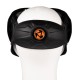 FMA F5 Storm I5 Speedsoft Full Face Mask - Black Orange, Clear Lens