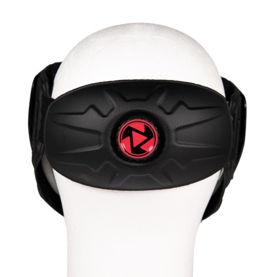 FMA F5 Storm I5 Speedsoft Full Face Mask - Black Red, Clear Lens