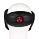 FMA F5 Storm I5 Speedsoft Full Face Mask - Black Red, Clear Lens