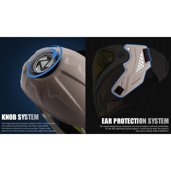 FMA F5 Storm I5 Speedsoft Full Face Mask - Black Blue, Dark Lens