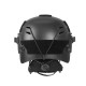 FMA EX CARBON Style Tactical Helmet ABS Version - M/L, Black