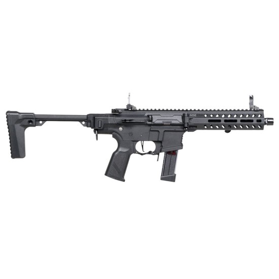 G&G FAR-9 Dual Folding Pistol Caliber Carbine AEG Rifle - Black