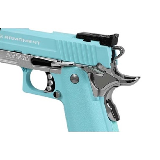 G&G GPM1911 (Double-Stack) CP Macaron Blue Gas Blowback Pistol