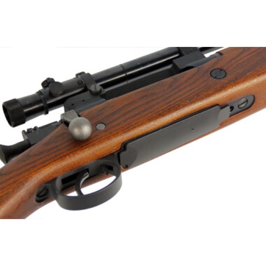 G&G GM1903 A4 BOLT ACTION GAS RIFLE- REAL WOOD W/ SCOPE & 2 MAGS