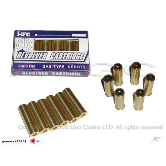 HFC SET OF 6 SHELLS FOR GAS REVOLVER SERIES