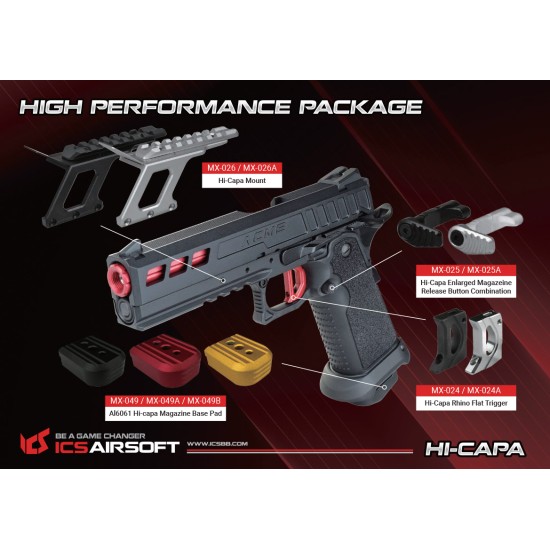 [Pre-Order] ICS ACME Performance Hi-Capa Gas Blowback Pistol