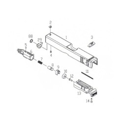 KJW KP-03 Glock Replacement Part #10 - Piston Head