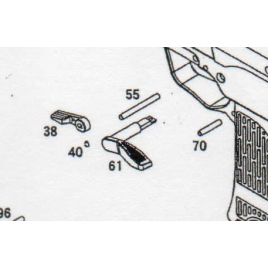 KWA MP7 GBB TRIGGER PIN (PART NO.55)