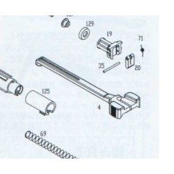 KSC MP9 ORIGINAL REPLACEMENT PART #4 - CHARGING HANDLE