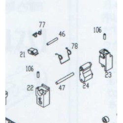 KSC MP9 PART #80 - HAMMER SPRING