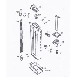 KSC USP ORIGINAL REPLACEMENT PART #100