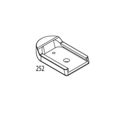 KWA MAGAZINE BASEPLATE FOR USP-M AIRSOFT GBB PISTOLS