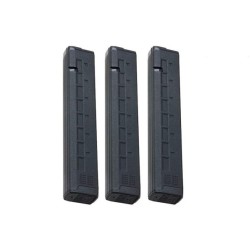 KWA QRF MOD 3 Mid-Cap 80rd Magazine 3 Pack