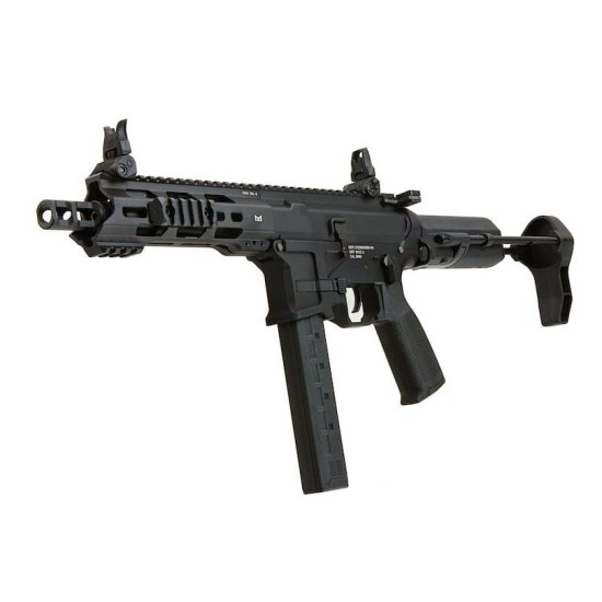 KWA QRF MOD 3. AR9 AEG Rifle w/ Adjustable FPS + 2 Mags