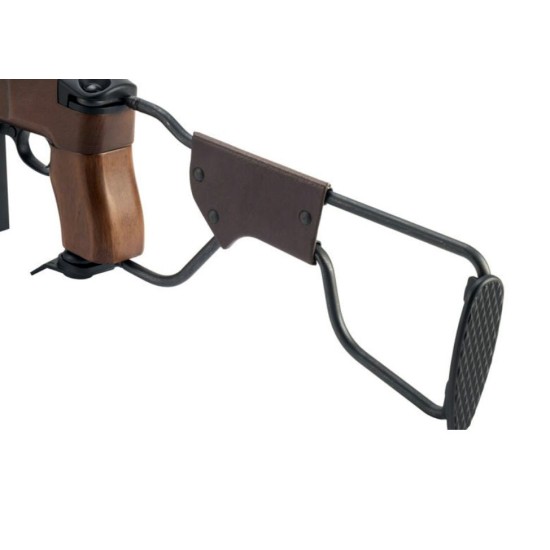 King Arms M1A1 Paratrooper Carbine CO2 Gas Blowback Rifle - Real Wood