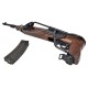 King Arms M1A1 Paratrooper Carbine CO2 Gas Blowback Rifle - Real Wood