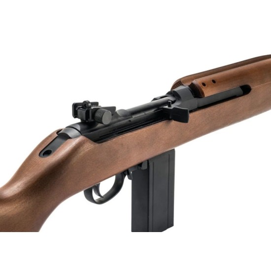 King Arms M1 Carbine CO2 Gas Blowback Rifle - Real Wood