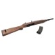 King Arms M1 Carbine CO2 Gas Blowback Rifle - Real Wood