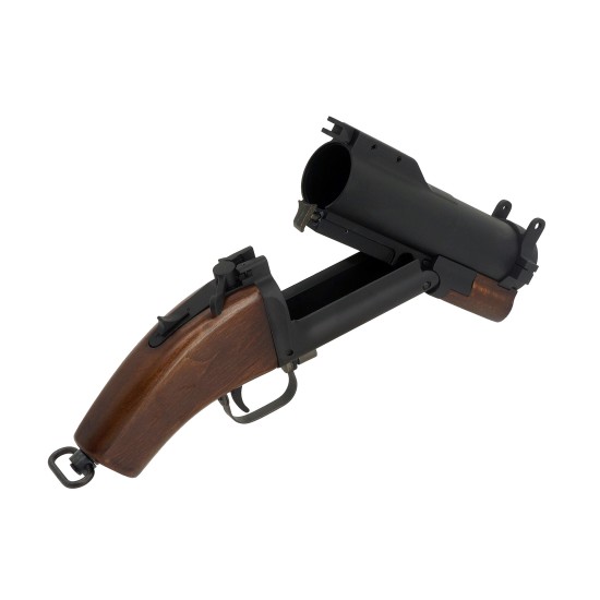 King Arms M79 Sawed-Off Airsoft Grenade Launcher - Full Metal, Real Wood