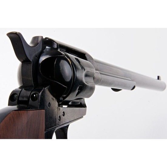 King Arms Colt SAA .45 Buntline Special V2 Gas Revolver - Electroplating Black