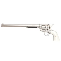 King Arms Colt SAA .45 Buntline Special V2 Gas Revolver - Silver