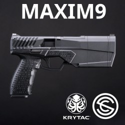 Krytac SilencerCo Licensed Maxim 9 Suppressed Gas Blowback Pistol