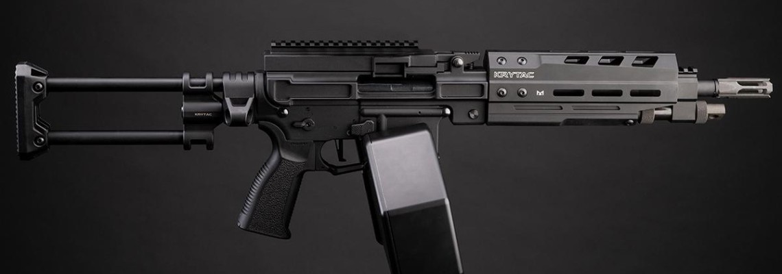 Krytac Trident LMG-M and MP Belt Fed M4 AEGs - The Odd LMG