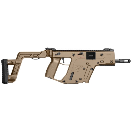 Krytac KRISS VECTOR SMG V2 AEG w/ Folding Stock - FDE
