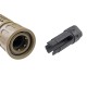 KAC QDC CQB AIRSOFT DUMMY SUPPRESSOR - 14mm CW Thread - TAN