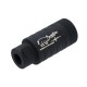 Madbull x Noveske KFH Airsoft "Flaming Pig" Amplifier Muzzle - 14mm CCW, Black