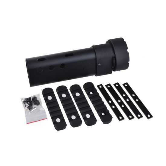 Madbull PRI 7" Delta GEN III Polymer Handguard for M4 AEG / GBB - Black