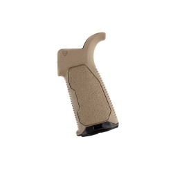Strike Industries Overmolded Enhanced Pistol Grip for M4 GBB - 15 Degree, FDE