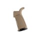 Strike Industries Overmolded Enhanced Pistol Grip for M4 GBB - 15 Degree, FDE