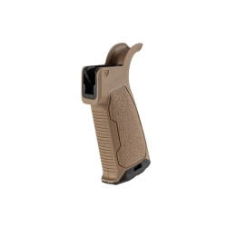 Strike Industries Overmolded Enhanced Pistol Grip for M4 GBB - 15 Degree, FDE