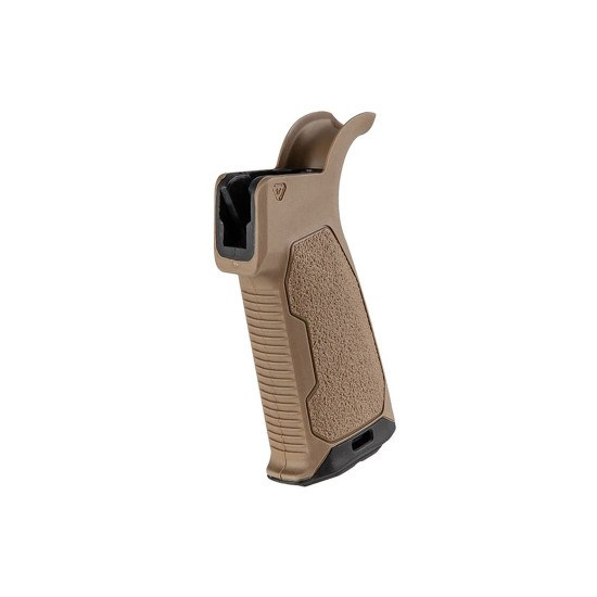 Strike Industries Overmolded Enhanced Pistol Grip for M4 GBB - 15 Degree, FDE