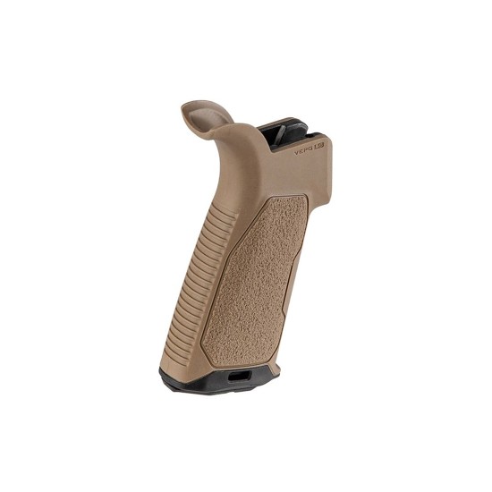Strike Industries Overmolded Enhanced Pistol Grip for M4 GBB - 15 Degree, FDE