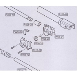TOKYO MARUI P226 ORIGINAL PART P226-21 - RIGHT HOP CHAMBER