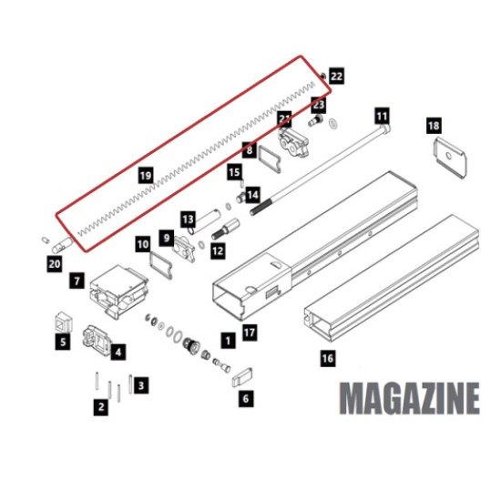 Northeast STEN Magazine Feeding Follower Spring