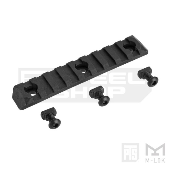 PTS Enhanced Polymer 7 Slot Rail Section for M-LOK - Black