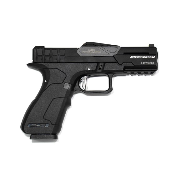 Poseidon x CSI XG-8 Split-Slide Gas Blowback Pistol - Black