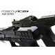 Poseidon x CSI XG-8 Split-Slide Gas Blowback Pistol - Black