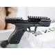 Poseidon x CSI XG-8 Split-Slide Gas Blowback Pistol - Black