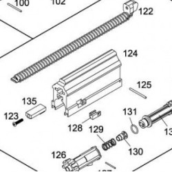 WE MSK GBB REPLACEMENT PART #124 - BOLT CARRIER