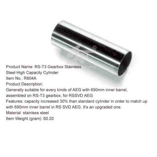 Real Sword SVD Series AEG T3 Steel Cylinder