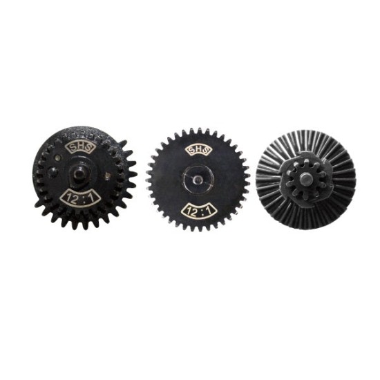 SHS 12:1 Ratio High Speed CNC Steel Gear Set for Gearbox V2/V3